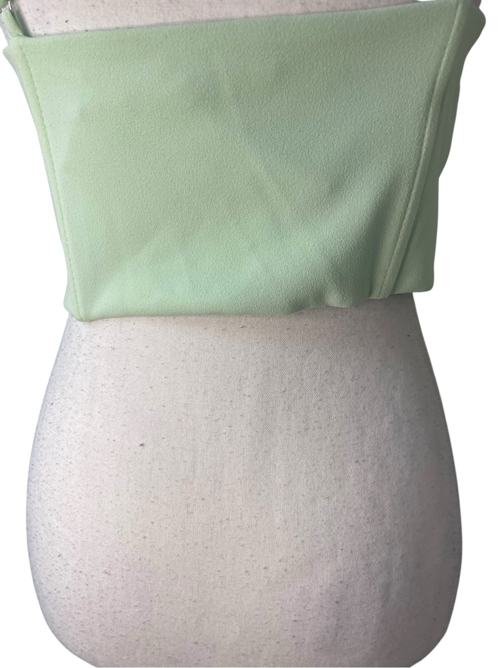 Zara Corset Bustier Crop Top Mint Green - Picture 9 of 16